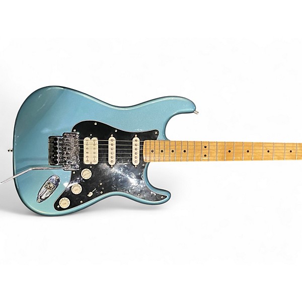 Used Fender Player Stratocaster HSS Floyd Rose Blue Solid Body Electric Guitar