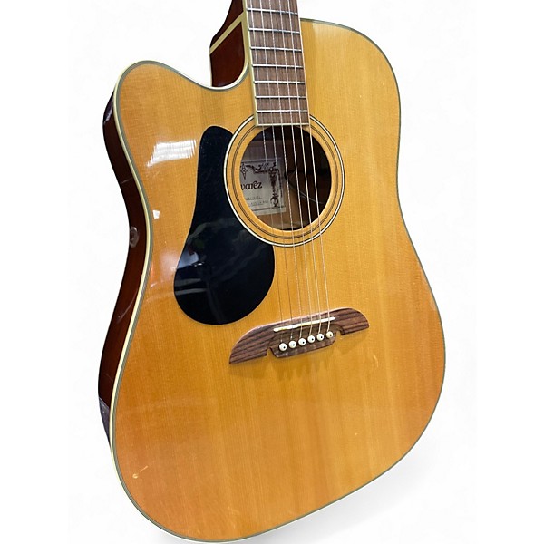 Used Alvarez AD60L Dreadnought Left Handed Natural Acoustic Guitar