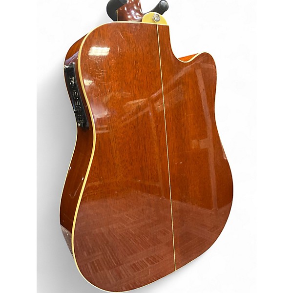Used Alvarez AD60L Dreadnought Left Handed Natural Acoustic Guitar
