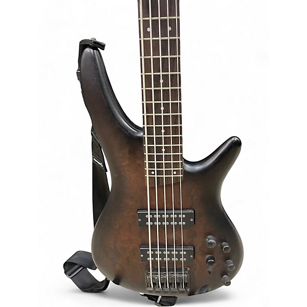 Used Ibanez SR405 5 String Walnut Electric Bass Guitar