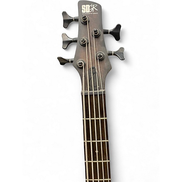 Used Ibanez SR405 5 String Walnut Electric Bass Guitar