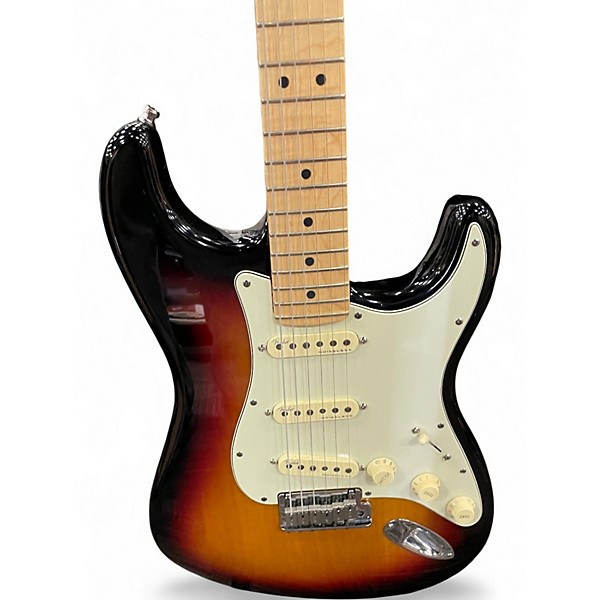 Used Fender American Standard Stratocaster HSS 3 Tone Sunburst Solid Body Electric Guitar