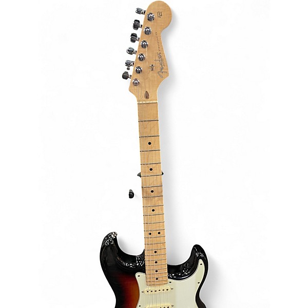 Used Fender American Standard Stratocaster HSS 3 Tone Sunburst Solid Body Electric Guitar