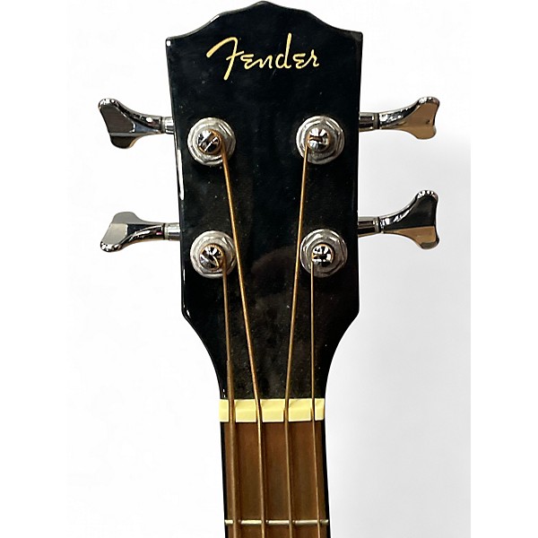 Used Fender CB60SCE Black Acoustic Bass Guitar