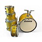 Used Ludwig 5 Piece Accent Metallic Gold Drum Kit thumbnail