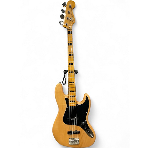 Used Squier Classic Vibe 70s Jazz Bass Natural Electric Bass Guitar
