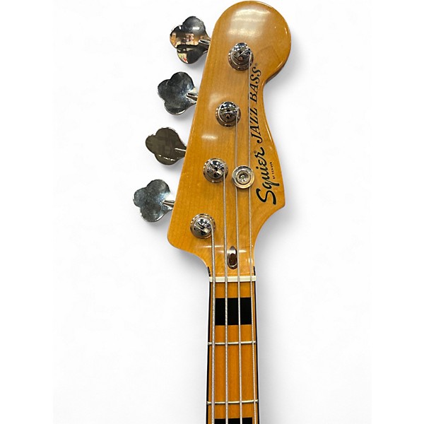 Used Squier Classic Vibe 70s Jazz Bass Natural Electric Bass Guitar