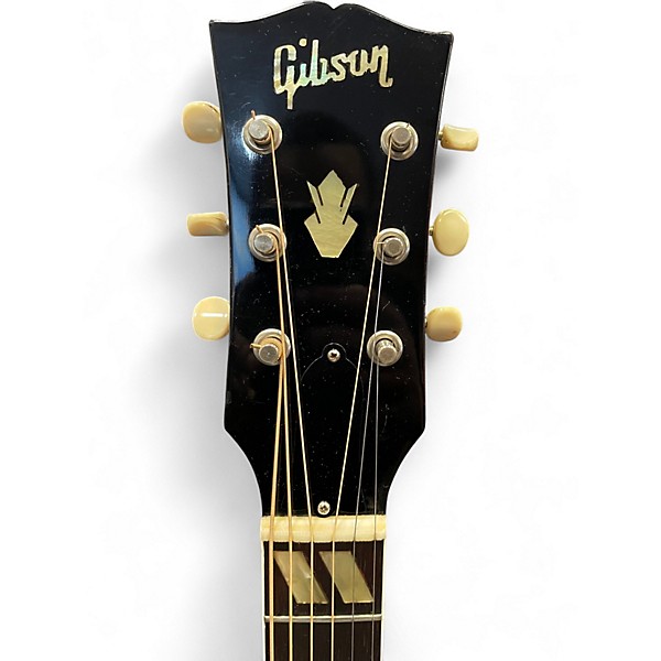 Vintage 1965 Gibson Southern Jumbo 2 Color Sunburst Acoustic Electric Guitar