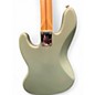 Used Fender Player Jazz Bass Sage Green Metallic Electric Bass Guitar