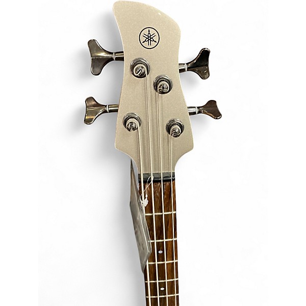 Used Yamaha TRBX304 Silver Electric Bass Guitar