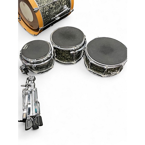Vintage 2001 Grestch 5 Piece CATALINA ELITE Black Pearl Drum Kit