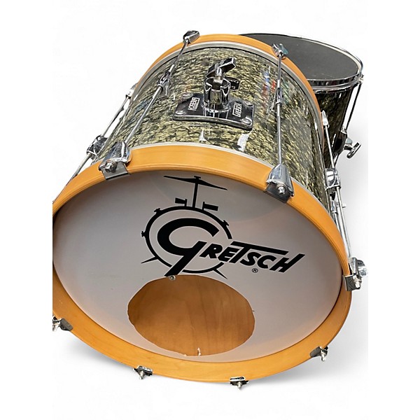 Vintage 2001 Grestch 5 Piece CATALINA ELITE Black Pearl Drum Kit