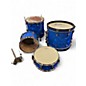 Used Gretsch Drums 4 Piece Catalina Club Series Blue Ghost Flames Drum Kit thumbnail