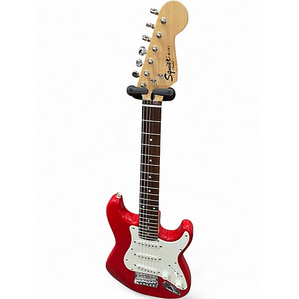 Used Squier Mini Affinity Stratocaster Red Electric Guitar