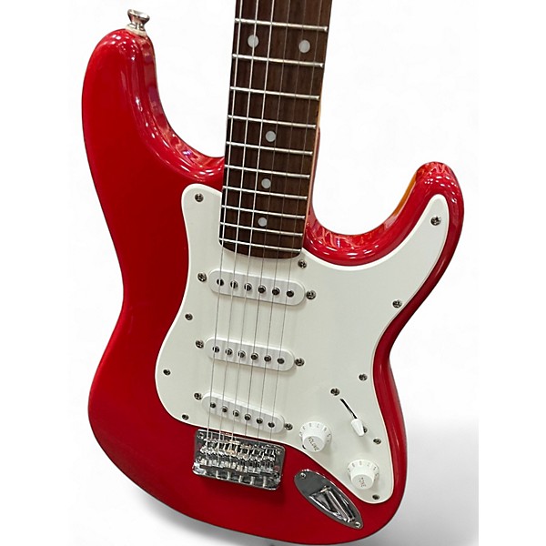 Used Squier Mini Affinity Stratocaster Red Electric Guitar