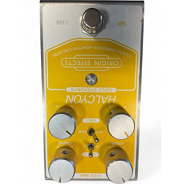 Used Origin Effects Halcyon Gold Overdrive Effect Pedal