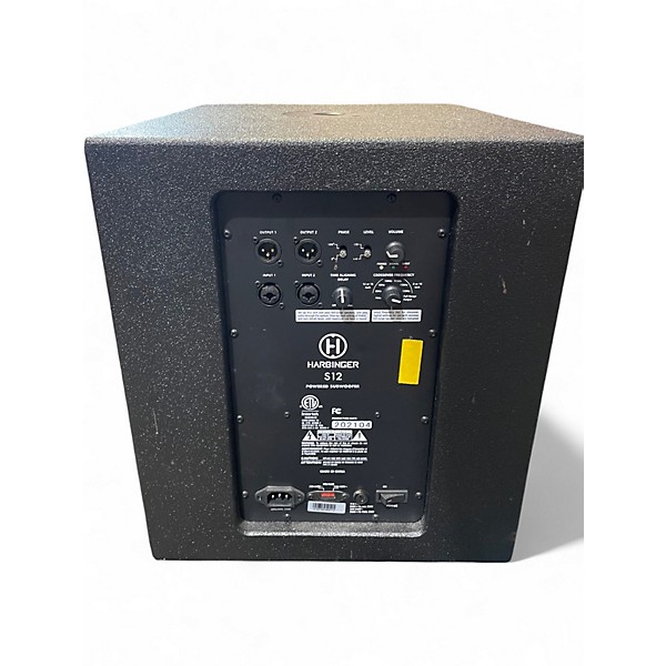 Used Harbinger S12 Powered Subwoofer