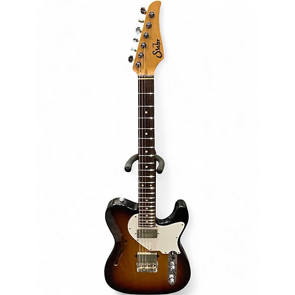 Used Suhr Alt T 01-ALT-0016 2 Tone Sunburst Solid Body Electric Guitar