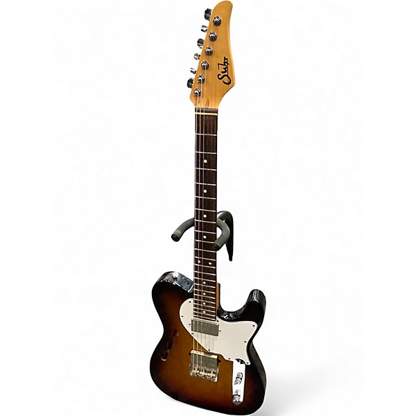 Used Suhr Alt T 01-ALT-0016 2 Tone Sunburst Solid Body Electric Guitar