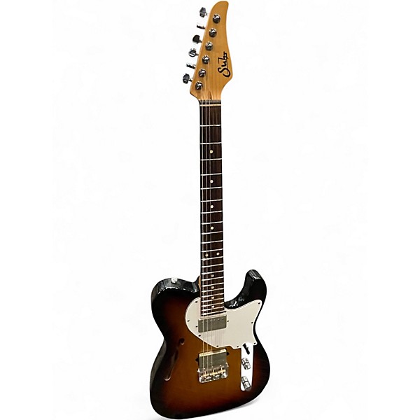 Used Suhr Alt T 01-ALT-0016 2 Tone Sunburst Solid Body Electric Guitar