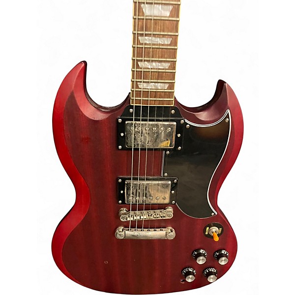 Used Epiphone SG Cherry Solid Body Electric Guitar