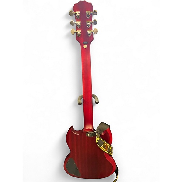 Used Epiphone SG Cherry Solid Body Electric Guitar
