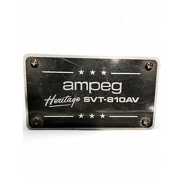 Used Ampeg SVT810AV 50th Anniversary 800W 8x10 Bass Cabinet
