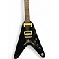 Used Dean V STEALTH Black Solid Body Electric Guitar