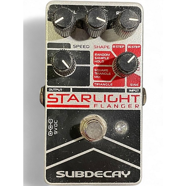 Used Subdecay STARLIGHT FLANGER Effect Pedal