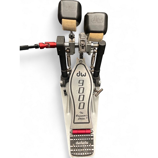 Used DW 9000 Series Double Double Bass Drum Pedal