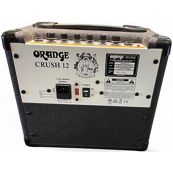 Used Orange Amplifiers Crush 12 Guitar Combo Amp