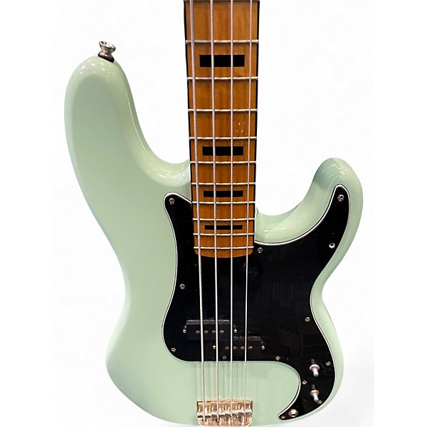Used Squier Classic Vibe 1970S Precision Bass Surf Green Electric Bass Guitar