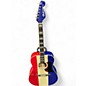 Used Fender BUCK OWENS KINGMAN Red White and Blue Acoustic Guitar thumbnail