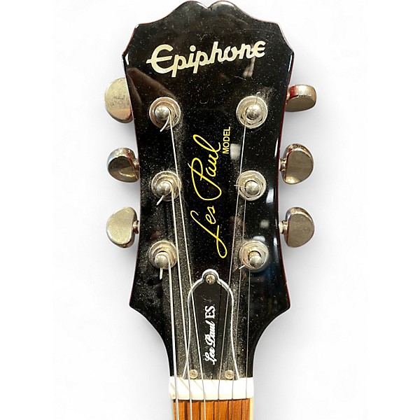 Used Epiphone Les Paul ES Pro Faded Cherry Hollow Body Electric Guitar
