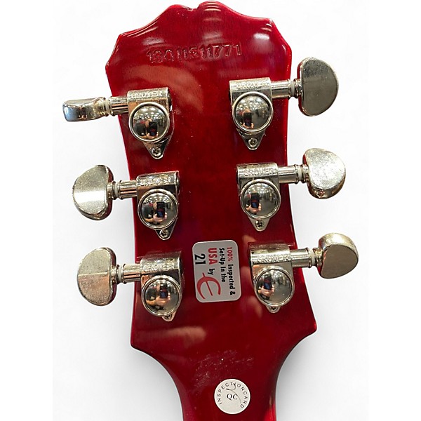 Used Epiphone Les Paul ES Pro Faded Cherry Hollow Body Electric Guitar