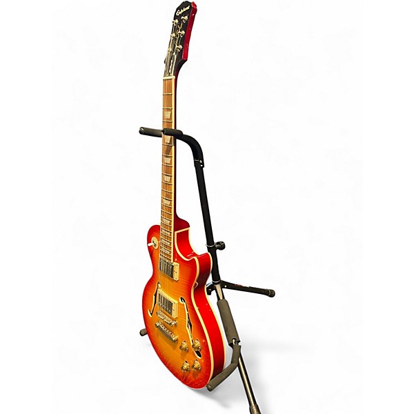 Used Epiphone Les Paul ES Pro Faded Cherry Hollow Body Electric Guitar