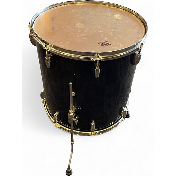Used Yamaha 5 Piece SESSION KIT Trans Black Drum Kit