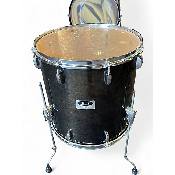 Used Yamaha 5 Piece SESSION KIT Trans Black Drum Kit