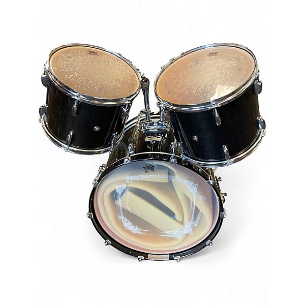 Used Yamaha 5 Piece SESSION KIT Trans Black Drum Kit