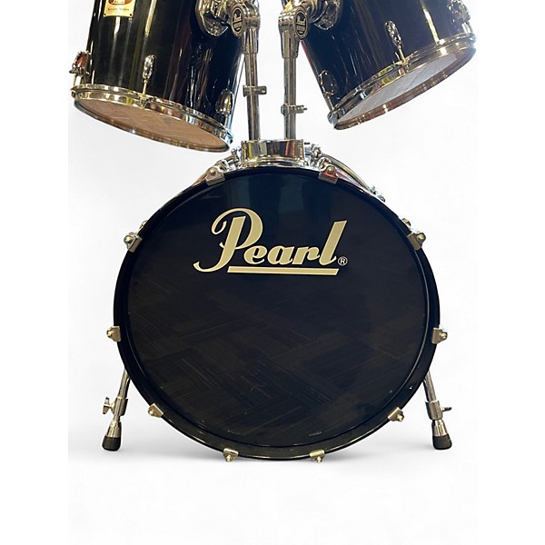 Used Yamaha 5 Piece SESSION KIT Trans Black Drum Kit