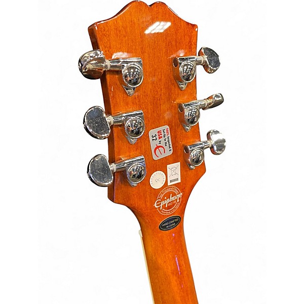 Used Epiphone Wildkat Studio WR Trans Red Hollow Body Electric Guitar