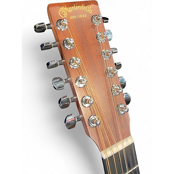 Used Martin DX-2E Natural 12 String Acoustic Electric Guitar