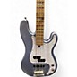 Used Lakland 44-02 Skyline Series Silver Sparkle Electric Bass Guitar