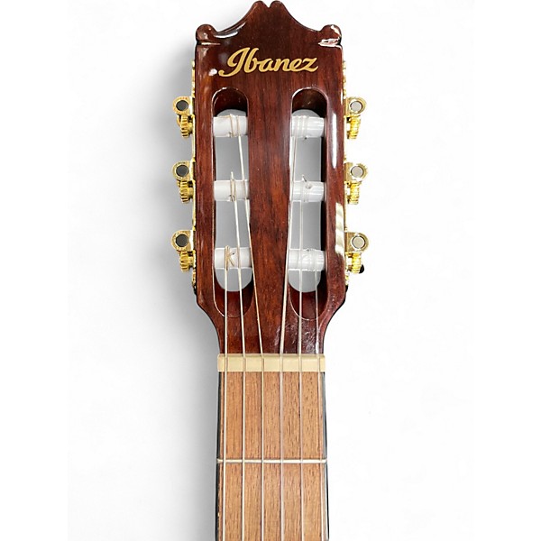 Used Ibanez GA35TCE Sunburst Classical Acoustic Electric Guitar