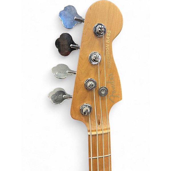 Used Fender ULTRA II P BASS Trans Blue Electric Bass Guitar