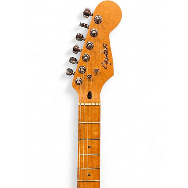 Used Fender Lite Ash Stratocaster Natural Solid Body Electric Guitar