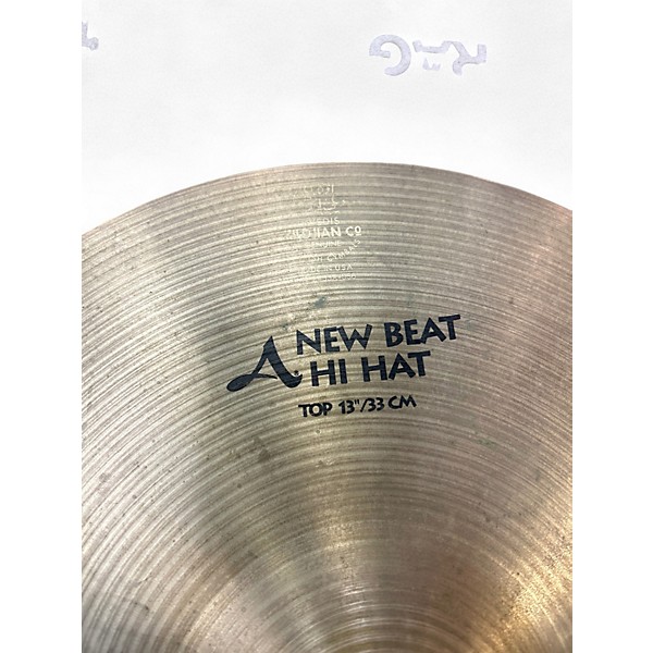 Used Zildjian 13in New Beat Hi Hat Pair Cymbal