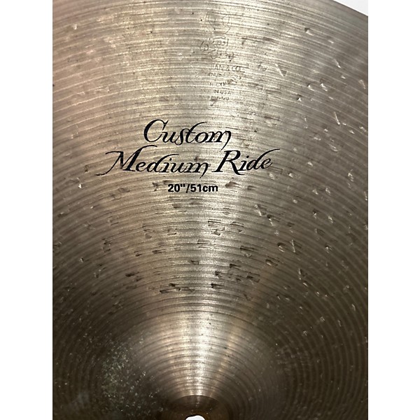 Used Zildjian 20in K CUSTOM MEDIUM RIDE Cymbal