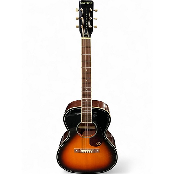 Used Gretsch Guitars Jim Dandy Concert LTD Solid Top Sunburst Acoustic Guitar