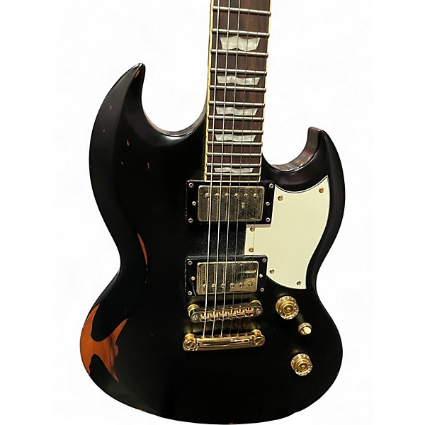Used ESP LTD Viper 256 Black Solid Body Electric Guitar